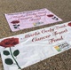 Donated fundraiser signs